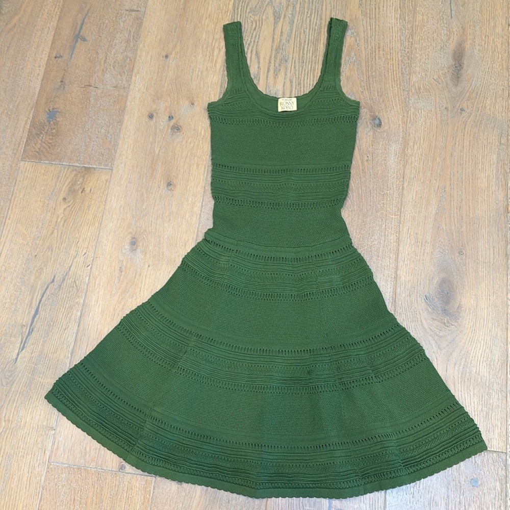 Green xs torn by Ronny kobo dress
